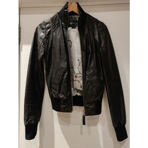 Mackage leather jacket in xxs